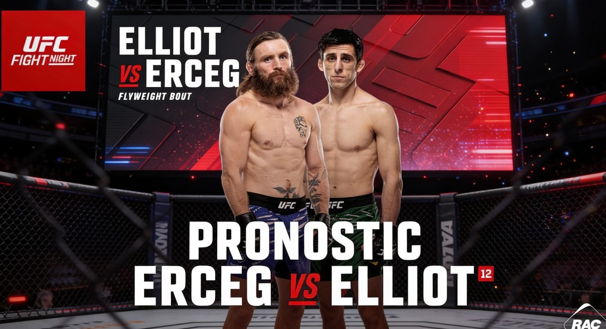 Erceg vs Elliott UFC Perth le 2 Mai 2026