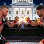 Pronostic Topuria vs Gaethje devant la maison blanche.
