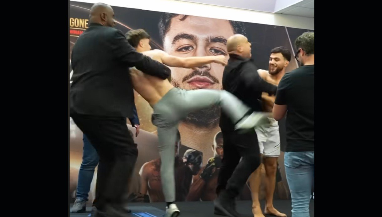 Dena vs Anzor Hexagone MMA face à face qui dégénère