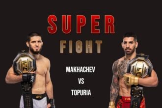 combat Topuria Makhachev en welterweight