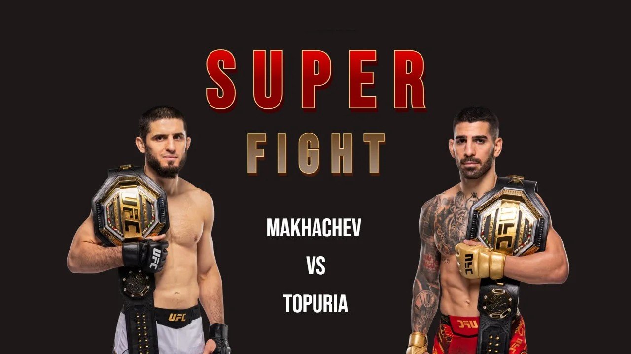 combat Topuria Makhachev en welterweight
