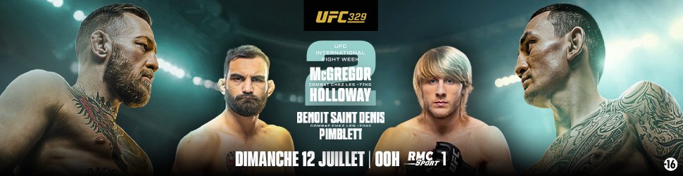 Offre RMC Sport - Retour de Conor McGregor UFC