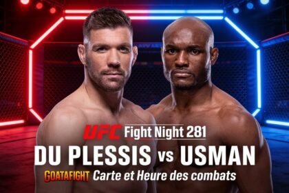 UFC Fight Night 281 carte et heure : Du Plessis vs Usman