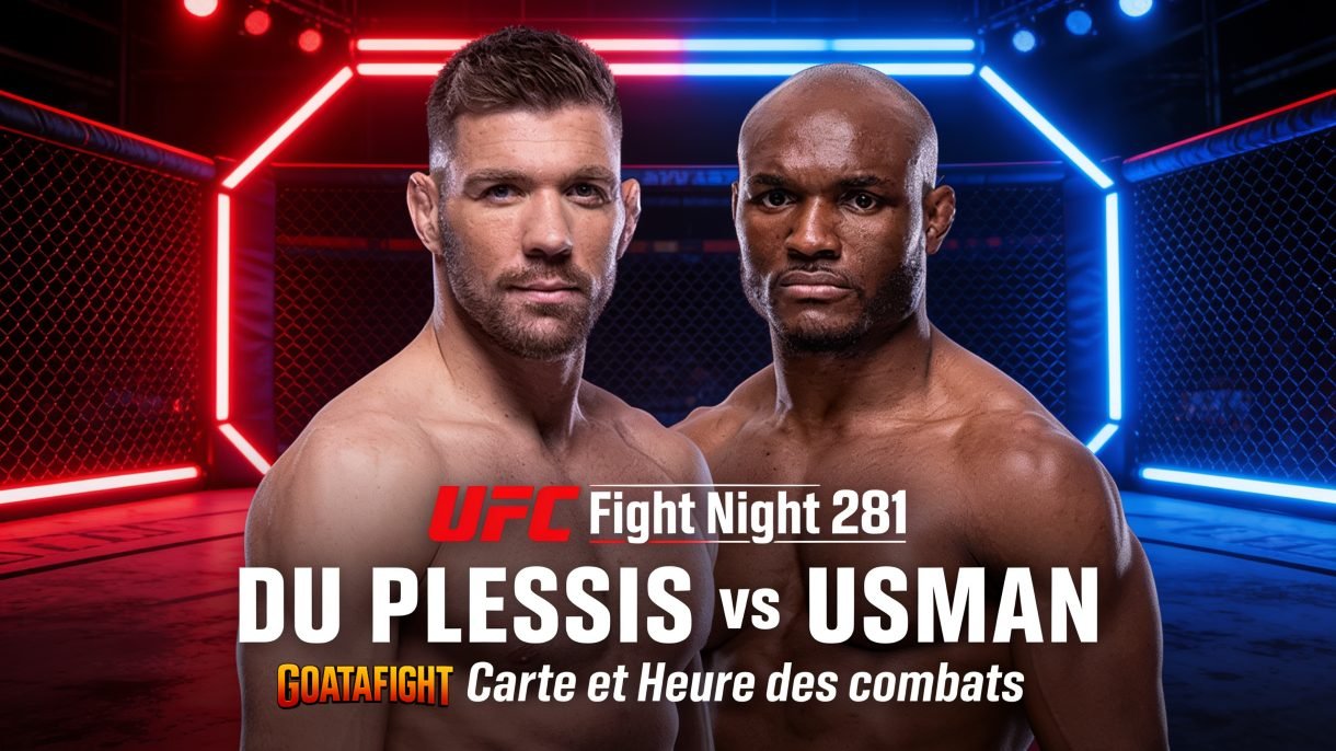UFC Fight Night 281 carte et heure : Du Plessis vs Usman