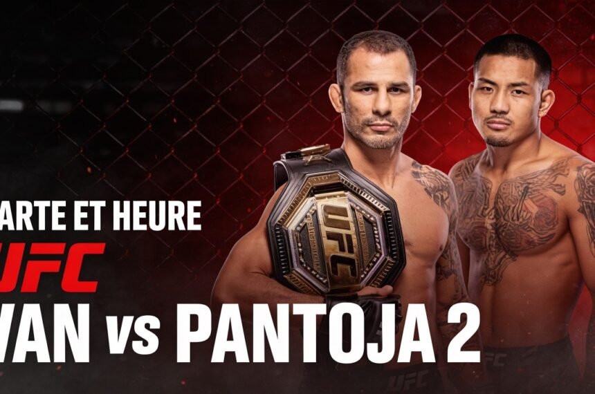 Carte UFC 331 Van contre Pantoja