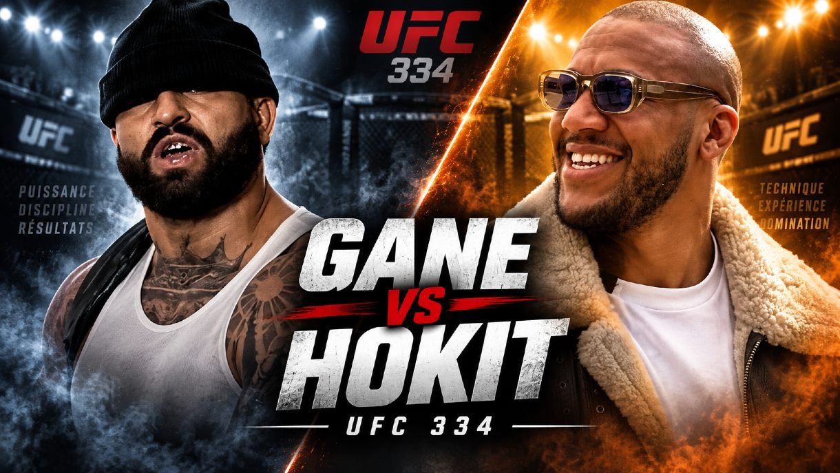 Ciryl Gane contre Josh hokit annoncé pour l'UFC 334