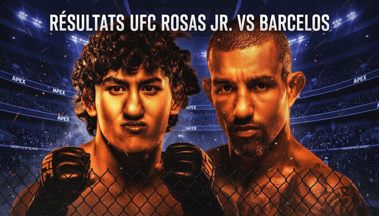 Résultats UFC Fight Night Rosas Jr. vs Barcelos
