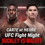 carte UFC Buckley vs Malott