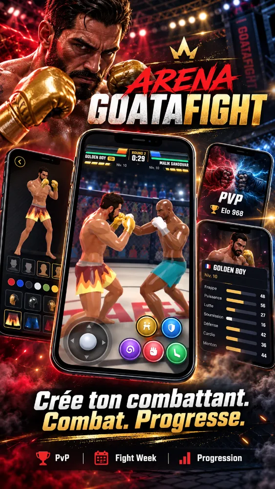 Arena GoataFight jeu MMA en ligne