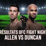 Résultats UFC Allen vs Duncan
