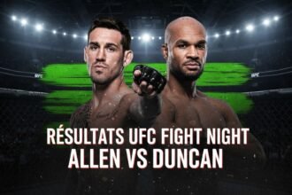 Résultats UFC Allen vs Duncan